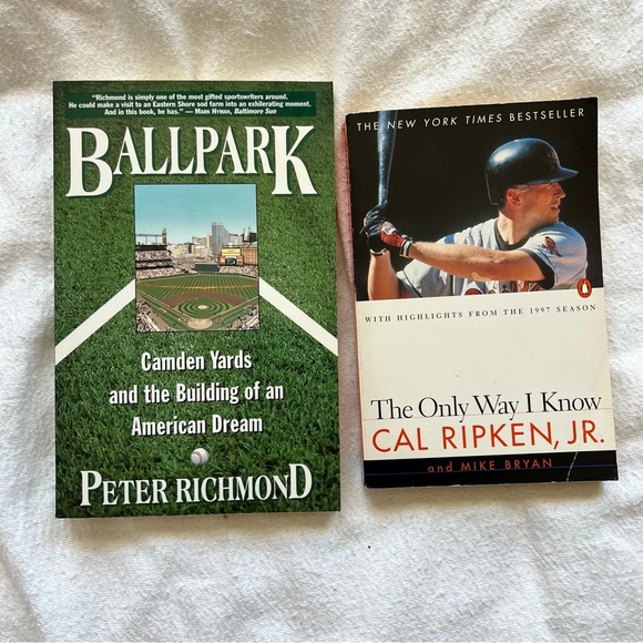 Baltimore Orioles Camden Yards Ballpark Cal Ripken Jr Baseball MLB Books - Picture 1 of 5